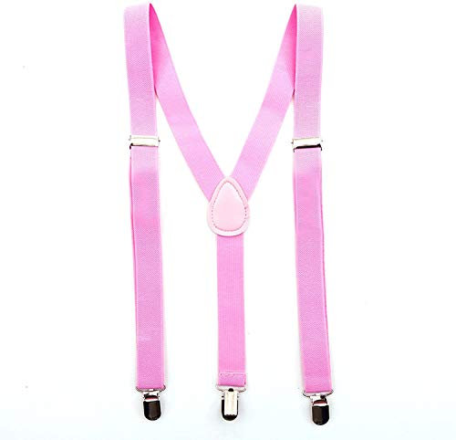 Party Factory Hosenträger, leuchtendes Rosa, 2,5 x 50-90cm, für Damen und Herren, Kostüm Accessoire, bis 195cm Körpergröße