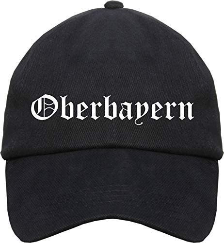 sostex Oberbayern Cappy - Altdeutsch Bedruckt - Schirmmütze Cap Einheitsgröße Schwarz