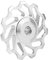 2pcs Poulie Dérailleur Arrière Poulie de de Vélo Poulie en Céramique Partie de Galet de Guidage du Dérailleur Arrière(11T-Argent)