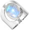 Jeweloporium 925 Silber Ringe für Damen Weiß Real Mondstein mit Stein Boho Silber Ringe Größe 56(17.8) Jubiläum - Geschenk Handgefertigt Schmuck
