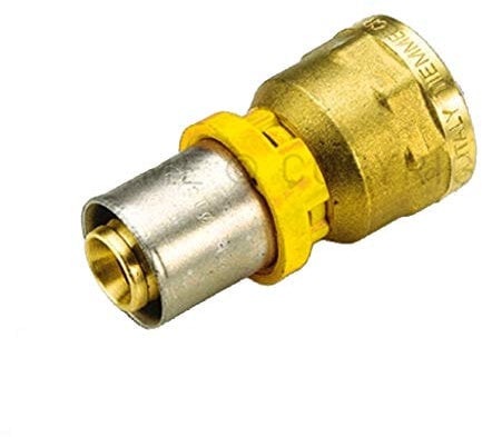 Raccordo A Pressare Dritto Femmina 26 X 1 Per Multistrato Per Gas Tiemme
