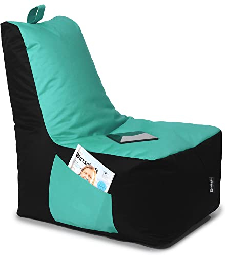 BuBiBag Sitzsack für Kinder und Erwachsene, Gaming Sitzsäcke mit Füllung für das Kinderzimmer, Zockersessel für groß und klein | XXL ChillBag, Pacific