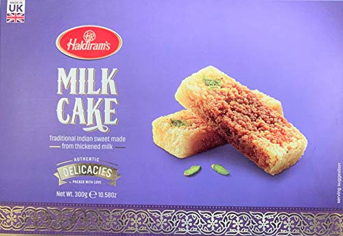 Haldirams Milk Cake 300g Popular Indian Sweets on Every Occasions Rich Flavour / Dessert / Sweet Gifts / Festival / Celebrations