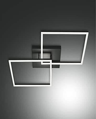 LED Deckenleuchte BARD, inkl. Smartluce, 1x 52W, 3000K, 4680lm, IP20, anthrazit