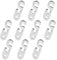 10 Stücke Zelt Seilspanner Aluminiumlegierung Antislip für 4mm Zeltleinen Wind Seil Zelt Camping Wandern Outdoor Garten Zeltzubehör Silber