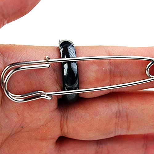 Hematite Ring for Men and Women Magnetic Real Hematite Ring Band Ring Slim Simple Stone Ring Unisex Ring Wearable Jewellery Accessorie Ring Fashion Ring Anxiety Balance Absorbs Negative Energy Ring