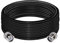 TUOLNK Cavo di prolunga BNC RG58 BNC maschio a ponticello BNC maschio Low Loss 50 ohm Cavo coassiale radio CB 32,8FT (10M) Cavo coassiale antenna BNC Wifi per radio bidirezionale Walkie Talkie
