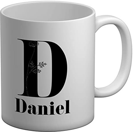 Shopagift Personalised Alphabet - D White 11oz Large Mug Cup