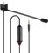 Janjunsi Boom Mikrofon Kabel Kompatibel mit Bose QC45 QuietComfort 45 Kopfhörer - Boom Gaming MIC mit Mute-Schalter für PC, PS4 PS5 Xbox OneX/S Controller