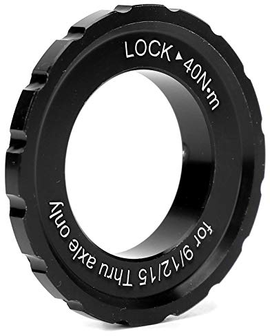 Ejoyous Fahrradnabe Centerlock Rotor Lockring, Mountain Road Bike Center Lock Radsatz Nabe Fahrrad Center Lock Disc Bremsnabe Rotor Lockring Disc Lock Abdeckung 9/12/15mm
