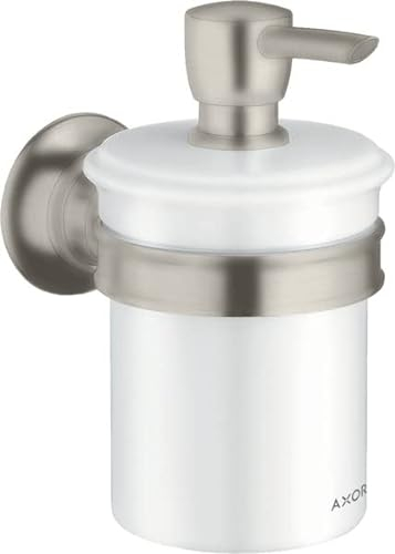 hansgrohe AXOR Montreux Lotionspender, 42019800, Farbe: Edelstahl Optic
