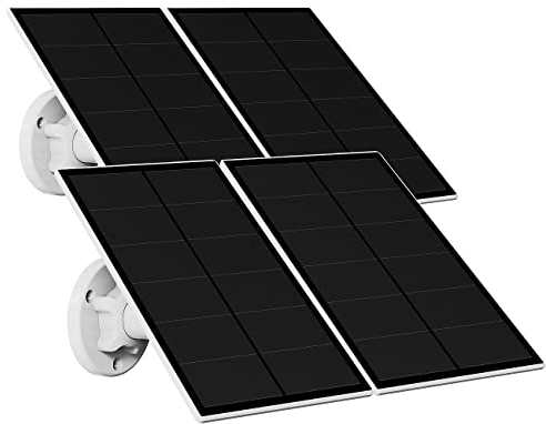 4 panneaux solaires 5 W pour caméra IP avec port Micro-USB [revolt]