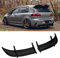 Heckspoiler, AK-Stil, Auto-Heckspoiler, ABS-Druckreduzierung, Heckspoiler-Deckelflügel, Kompatibel mit MK6 GTI/R-Line-Modellen (Glänzend schwarz)