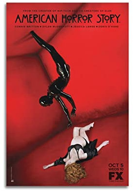 VZRSQZK Poster American Horror Story Staffel 1, dekoratives Gemälde, Leinwand, Wandposter und Kunstdruck, modernes Familienschlafzimmer-Dekor-Poster, 40 x 60 cm
