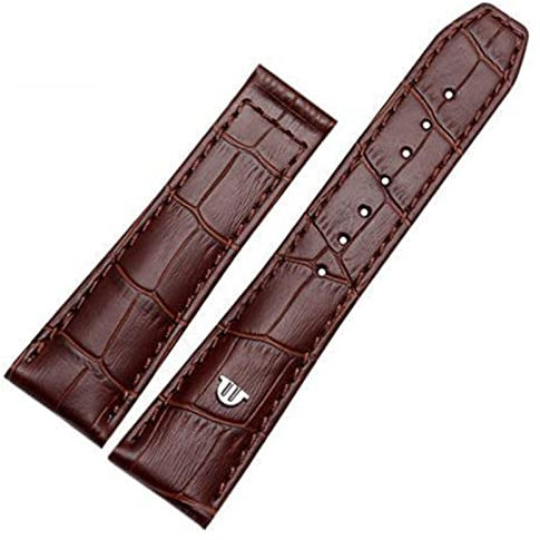 HEPUP Für MAURICE LACROIX Eliros Uhrenarmband Erste Schicht Kalbsleder Armband 20mm 22mm Schwarz braun kuh echtes lederband, 20 mm, Achat