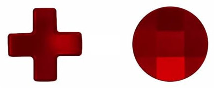 Ceozon 2 Pcs Metal D-Pads Replacement Parts Directional Pad Kits for Xbox One Elite Xbox One Elite Series 2, Xbox Elite 2 Core Controller Button Paddles Accessories (Red)