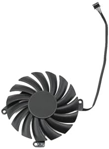 WOMELF CF-12910S DC 12V 0.35A RTX3080 3070TI Gpu Fan Compatible For Inno3D RTX 3080 3070 Ti X3 OC Graphics Card Fan (Color : B-Fan)