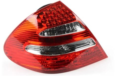 Auto Rücklicht für Mercedes Benz E-Klasse W211 E200 E220 E240 E280 2002-2006, Wasserdichte Blinker Lampe Rückleuchte Links Rechts Ersatz Zubehör,A/With L-E-D Left