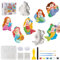 YAOZUP Figuras para Pintar, Juego Manualidades de Yeso, Figuras para Pintar Niños, Escayola Manualidades Figuras Escayola, Figuras de Escayola para Escayola y Pintura (Sirenas)