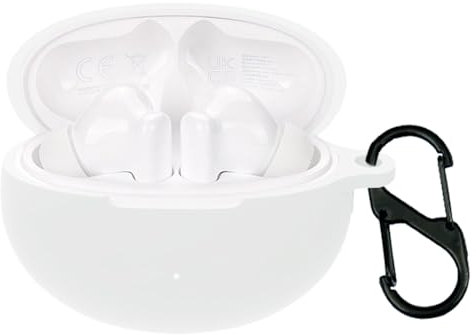 Silikon Hülle für Huawei FreeBuds 5i Bluetooth Kopfhörer, Schutzhülle Case Cover für Huawei FreeBuds 5i (White)