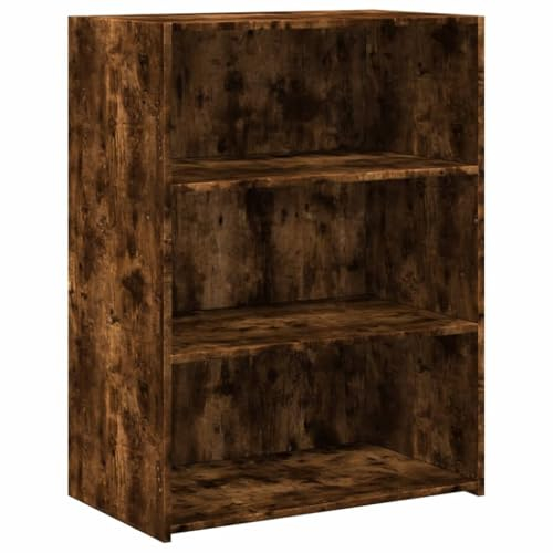 vidaXL Sideboard, Kommode mit Stauraum, Anrichte Schrank für Wohnzimmer, Beistellschrank Mehrzweckschrank Highboard, Räuchereiche Holzwerkstoff