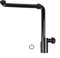 Hasaller G 1 1/4 Sifone salvaspazio per lavabo da bagno regolabile Sifone di scarico inodore Sifone regolabile per lavabo (nero)