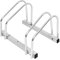 DIVID® Fahrradständer für Fahrräder, Mehrfachständer, 37cm Abstand zwischen den Rädern,Boden oder Wand Montage möglich, Radbreite 30-65mm, Radständer (2 Fahrränder)