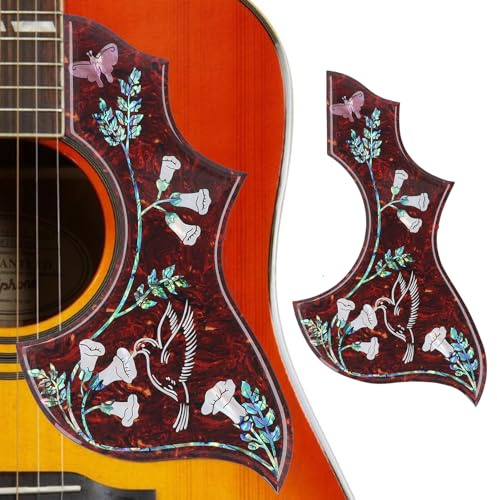 Gitarren-Schlagbrett, Hummingbird Schlagbrett für Akustikgitarre, 2 Mm Dick, Selbstklebende Rückseite, Kratzfest