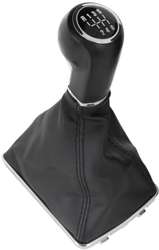 M MODECAR - Kompatibel mit Opel Astra III H 04-10 Schalthebelknauf SCHWARZ + Schaltsack 6 GÄNGE für 5738086,