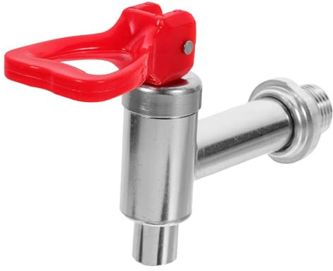 jojofuny Kupfer Wasserhahn Ausgießer Für Wasserspender Hitzebeständig 1/2 Zoll Anschluss Geeignet Für Sojamilch Und Milchtee Langlebiger Ersatz Zapfhahn Mit Ergonomischem Griff