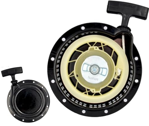 QASULER Edelstahl-Rückstoßstarter, Benzin-Rasenmäher-Baugruppe, Schneefräse, Seilzugstarter, Ersatz 2900 EF2900 2 kW 2,5 kW Ersatzteile für Benzin-Rasenschneider