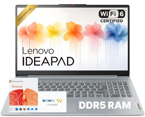 Lenovo IdeaPad Slim 3 15.6 FHD Laptop | 2025/2026 Edition | AMD Ryzen 7 7730U (Beats i7-1355U) | 16GB RAM | 1TB Storage(512GB SSD+ 512GB External) | Copilot AI | Type-C | WiFi 6 | Windows 11 Pro