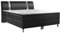 Boxspringbett Riva 180x200 Kunstleder Schwarz TYP 3