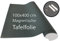 Cuadros Lifestyle Tafelfolie 100 x 400 cm | Magnetisch und selbstklebend - Vinyl- Kreidefolie | Magnettafel | inkl. Kreide + Neodym-Magnete | Tafel 100x400 cm Grau