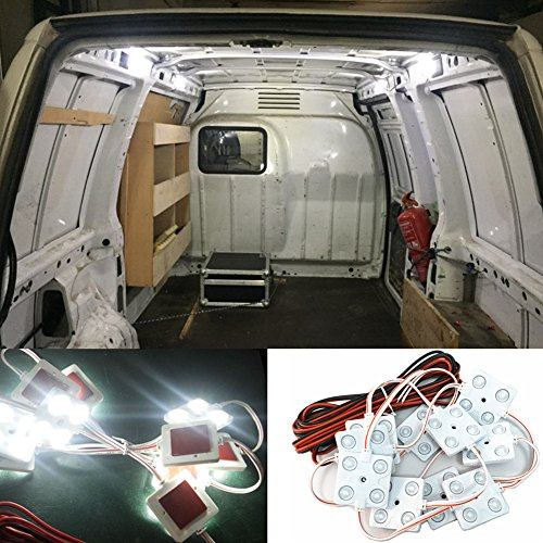 WDragon 12V 40 LED Automotive Interior Work Lights Roof Light Kits Ceiling Light for Van Tunk RV Boat Trailer