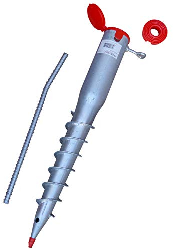 Bodendübel Bodenhülse Einschraubbodenhülse Gr. XXL (67cm lang, 26-64mm)