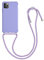 kwmobile Crossbody Case Compatible with Apple iPhone 11 Pro Max Case - TPU Silicone Cover with Strap - Lavender