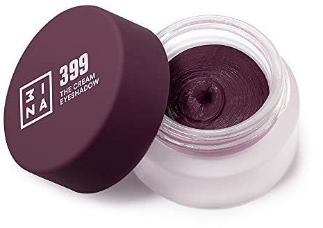 3INA MAKEUP - Vegan - The 24h Cream Eyeshadow 399 - Burgund - Wasserfest - Longwear Lidschatten Glitter - Cremelidschatten - Cremige Textur - Volle Farbe - Mattes und schimmerndes - Cruelty Free