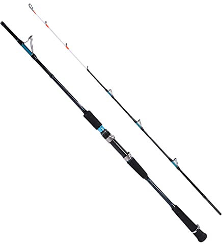 Angelruten,Leuchtende Angeln Offshore-Trolling-Rute für Hochsee-Offshore-Angeln(1,8m / 5,9ft) Angelrute Und Zubehör