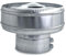 CAEXVEN Sombrerete Antirevocante 200mm Galvanizado | Sistema Anti-Retorno CAEXVEN | Protección Total Viento y Lluvia para Chimeneas | Fabricado en España
