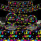 XJLANTTE 107 Pieces Glow Neon Party Supplies - Glow in the Dark Birthday Banner, Plates, Napkins, Cup and Tablecloth for Blacklight Neon Party Decorations, Serves 20 Guest