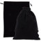 NBEADS 2 Pcs Large Black Velvet Pouch Bags, 37x28cm Large Drawstring Jewelry Pouches Big Rectangle Gift Bags for Wedding Candy Bags Gift Storage Bags