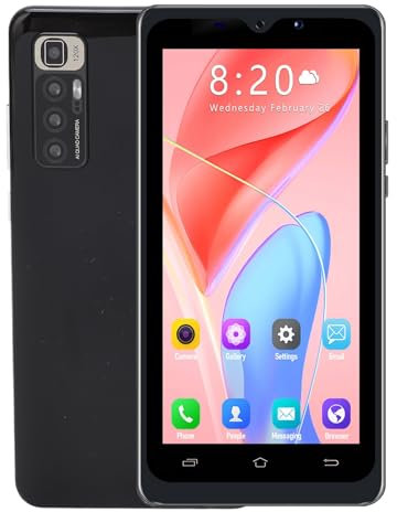 VBESTLIFE Entsperrtes Handy, 4,5 Zoll 512 MB 4 GB ROM 2200 MAh 3G Dual Card Smart-Handy, 2 MP Frontkamera 2 MP Rückkamera Smartphone, Unterstützt 128G-Erweiterung, für Android