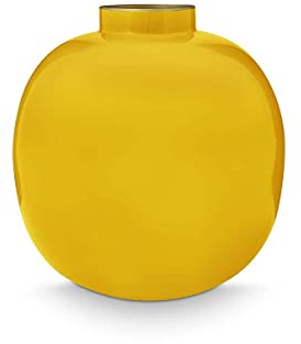Pip Studio Vase Metal gelb 23 cm