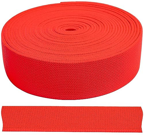 AERZETIX - C67778 - Gewebtes flaches elastisches Band/Gurtband 3 m - Breite 20 mm - rosa Farbe