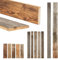 ben+camilla.com Bastelholz Rustikal | 50 x 12-14 x 1,6 cm - Braun | Naturholzbretter Vintage Altholz Bohlen Antik