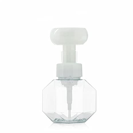 SUNMME 1Pcs Blume Form Schaum für Seife Spender Klar Haushalt Reise Dusche Gel Hand Seife Schaum Pumpe Bad Lieferungen seife