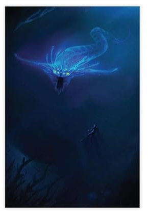 MEZUMI Subnautica Leinwandposter Elektronische Spiele 1, Schlafzimmer, Dekoration, Sport, Landschaft, Büro, Raumdekoration, Geschenk, ungerahmt, 40 x 60 cm