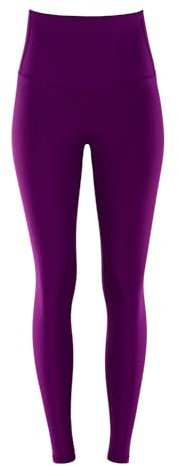 WINSHAPE Damen Functional Comfort Tights Hwl117c “high Waist” Leggings, Dark-Plum, M EU