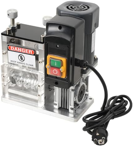 ECUTEE Elektrische Kabelabisolier Maschine Auto Kabelschälmaschine, Abisoliermaschine Kupferkabel Schälmaschine Kabel Abisolier Werkzeug für 1,5-30mm Harten Weichen Drähte, 30m/min